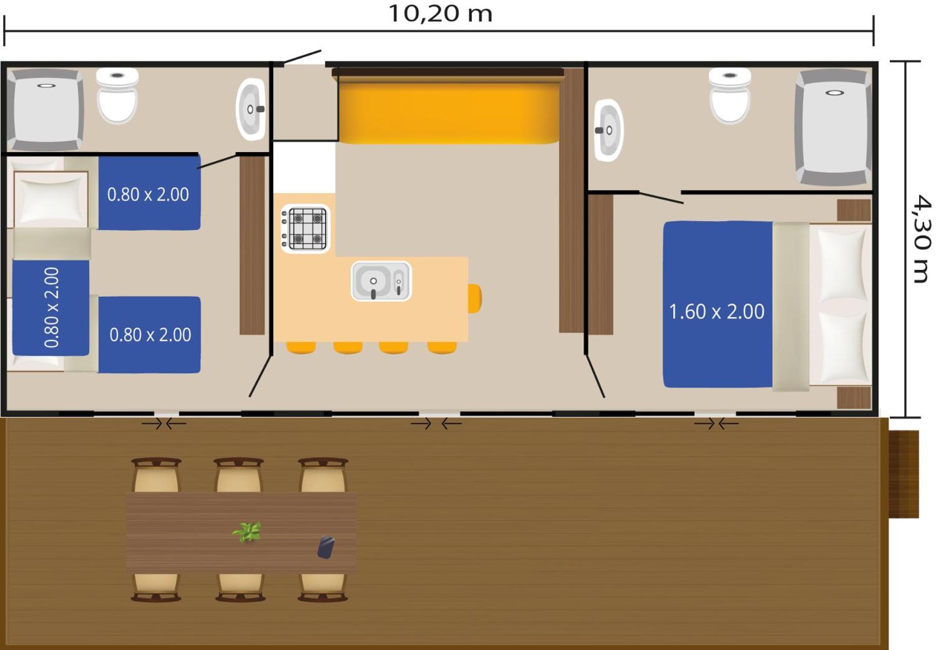 Easyatent Mobile Home Bijela Uvala Mugeba 客房 照片